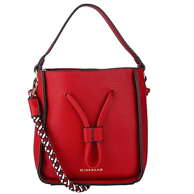 Giordano Womens Hobo Handbags Red