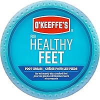 O'Keeffe's Healthy Feet Foot Cream Relieves and Repairs Extremely Dry Cracked Feet Instantly Boosts Moisture 3.2 oz / 90.7 g 