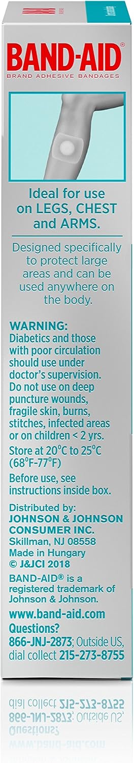Band-Aid Brand Hydro Seal Extra Large Waterproof Adhesive Bandages for Wound Care and Blisters, 3 ct: Health & Personal Care