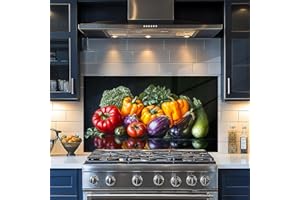 NYZE Kitchen Wallpaper Self Adhesive Oil Proof Sticker Waterproof Backsplash Wall Protector Film Removable Paper for Cupboard 30 X 16 inch