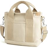 IwIeIaIrI Small Tote Bag with Zipper,Mini Tote Bag for Women,Crossbody Bag Shoulder Bag Friends Birthday Gifts