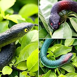 3 Pieces Rubber Snakes Realistic Large Lifelike
