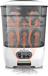 Baby Brezza Advanced Bottle Sterilizer and Dryer 8 Bottles Large Capacity view 9
