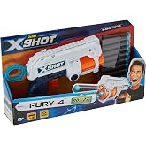 X-Shot Excel Fury 4 Foam Dart Blaster (16 Darts) by ZURU