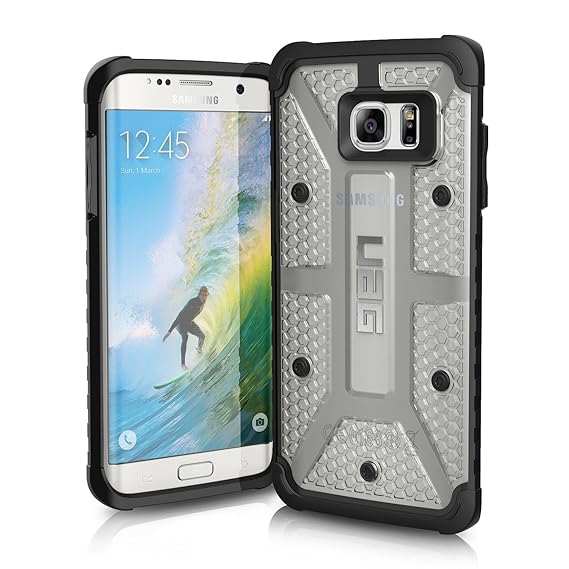 Urban Armor Gear Hardshell Case Cover for Samsung Galaxy S7 Edge - Clear / Ice