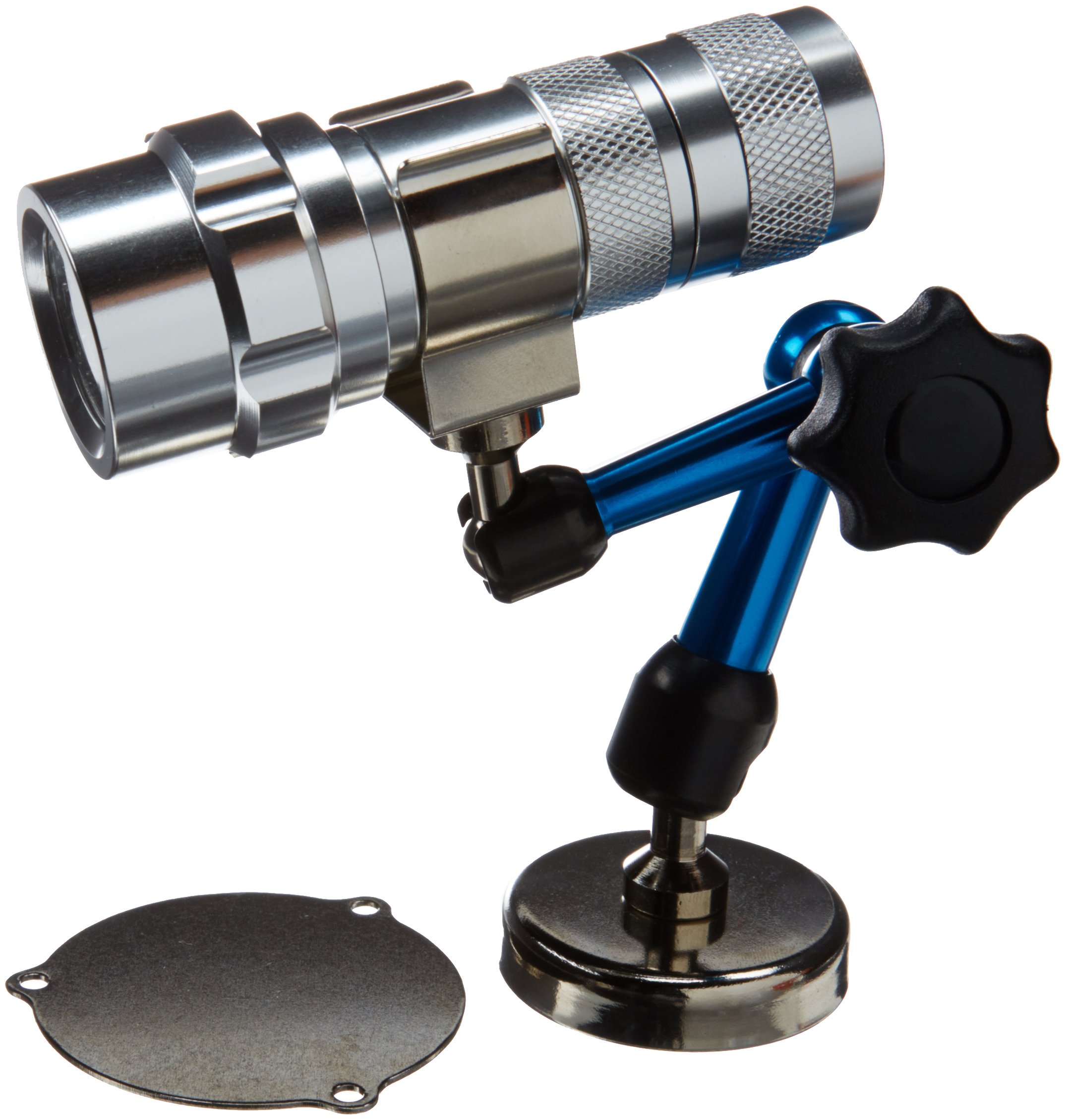 Fowler 52630460 Articulating Arm Base with LED Flashlight, 6