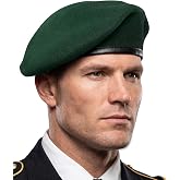 Nawati Military Style Wool Beret for Men Women, the United States Army Berets, Fashionable and Vintage Beret Hats