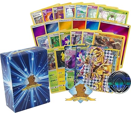Buy Goldengroundhog Pokemon 100 Card Lot With 1 Gx Ex