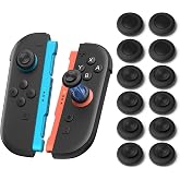 NEWDERY Thumb Grips Caps for Nintendo Switch 2/Pro 1/2 Controller Joystick | 12 Packs, 3 Height Options for Enhanced Precision &amp; Control, Anti-Slip Silicone Caps,Analog Stick Cover for Joycon 2
