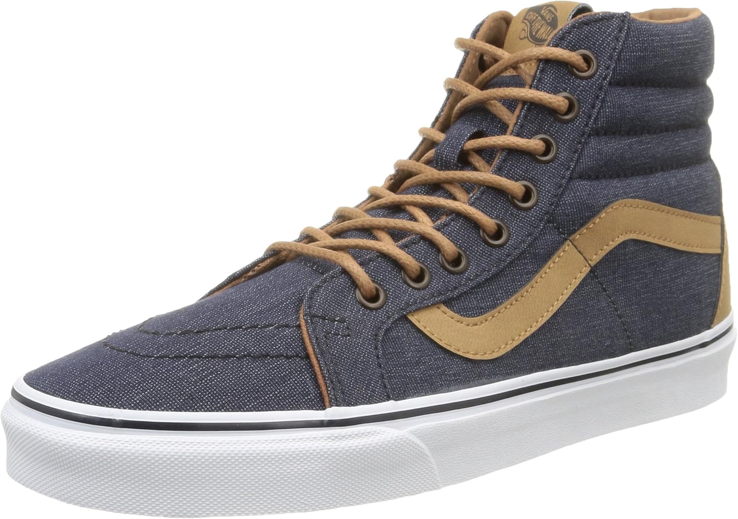 vans sk8-hi reissue denim c and l navy