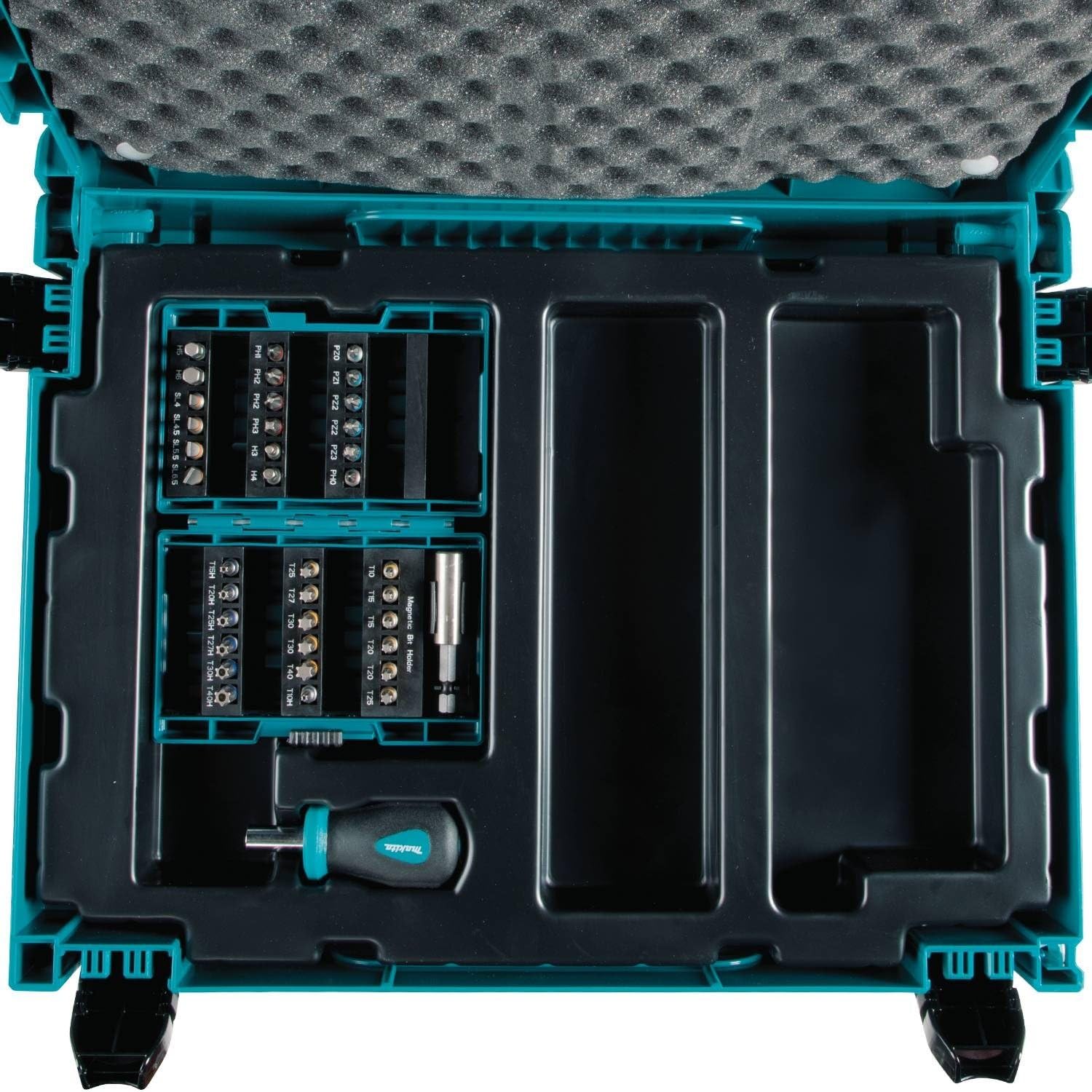 Makita B-49725 Makpac 96-Piece Drill bit Set, Blue, 15x210 mm - Image 3