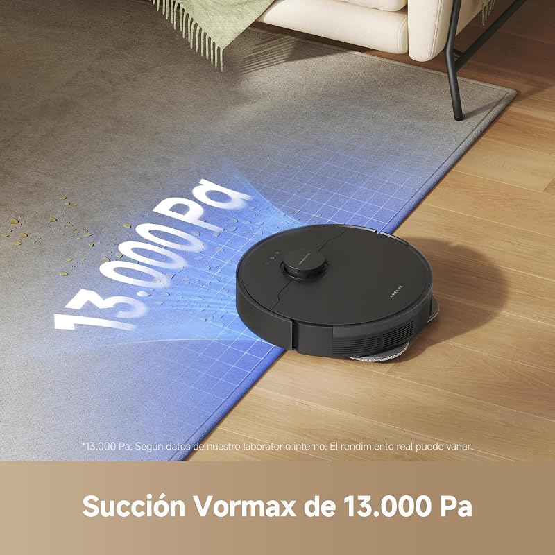 L10s Pro Gen 3 Robot Aspirador y Fregasuelos, Succión de 13.000 Pa