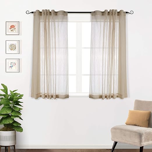 Amazon Com Mysky Home Back Tab And Rod Pocket Window Crushed