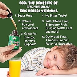 Kids Vitamins From Herbs. Liquid Kids Herbal