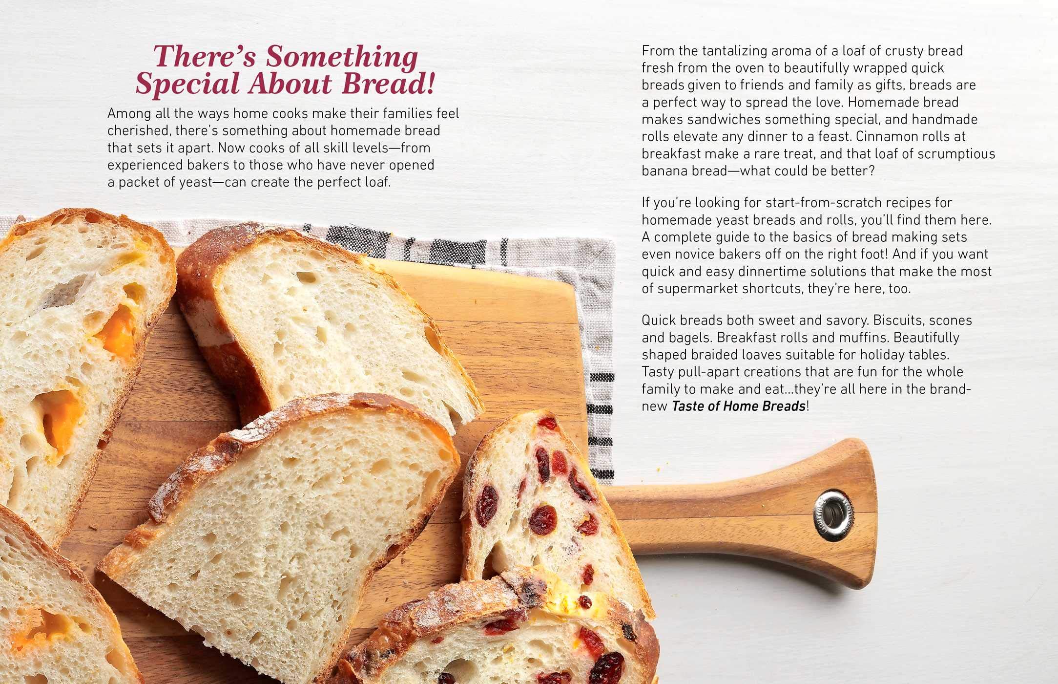 Taste of Home Breads: 100 Recipes for Oven-Fresh Loaves, Rolls, Biscuits, and More - Spiral-Bound, Baking for All Skill Levels (Taste of Home Baking)