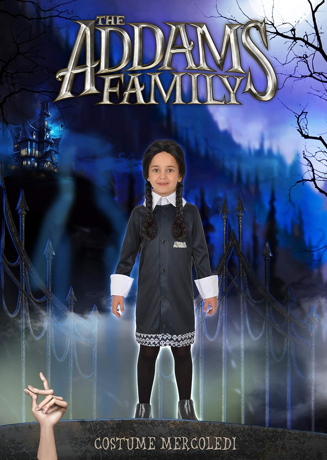 Nero Ciao-Costume Mercoledì Addams Family 8-10 anni Ragazza 11143.8-10  Giochi e giocattoli urban-earth.co.uk