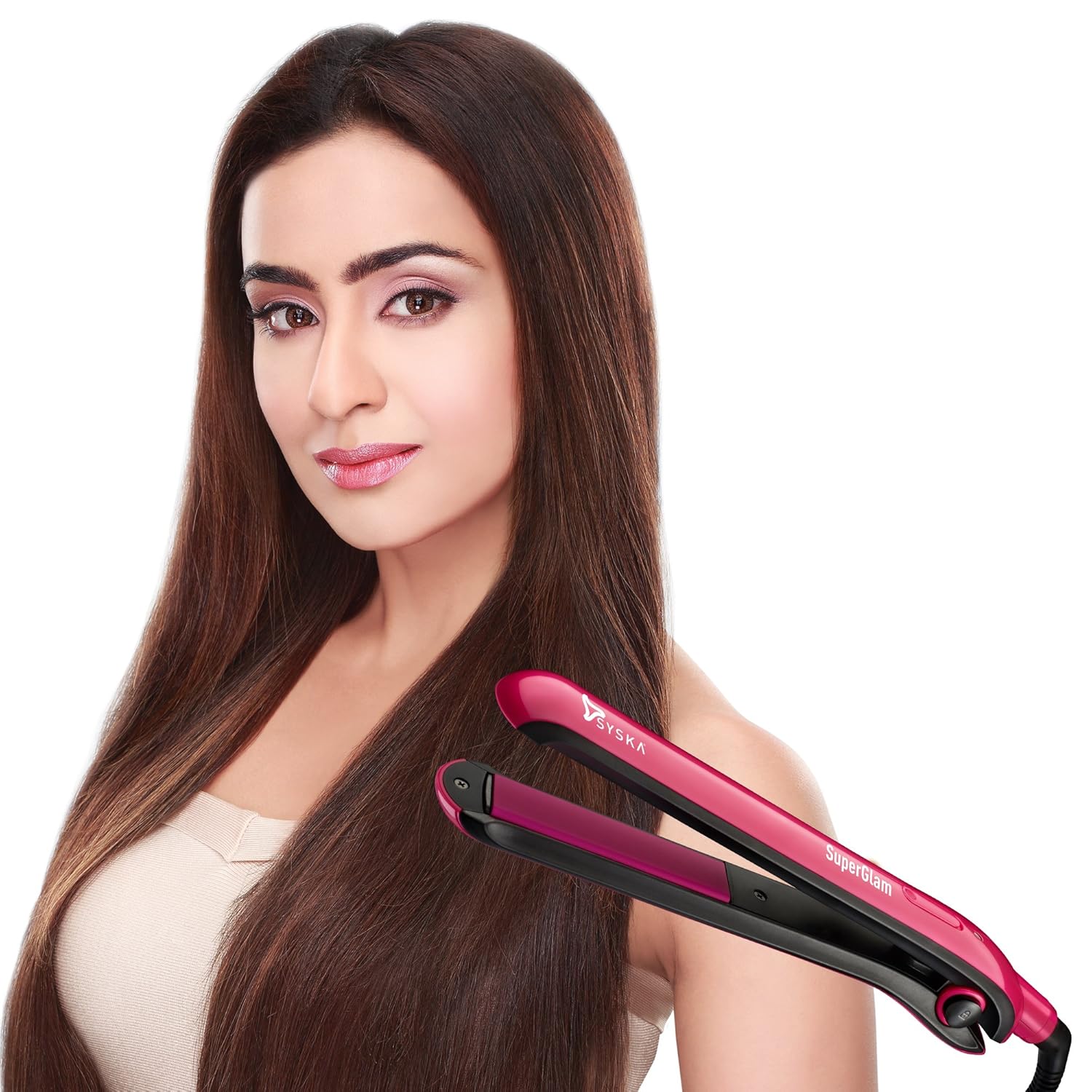 syska super glam hair straightener