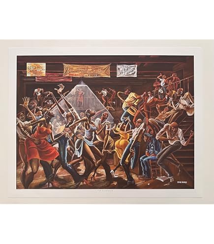 Amazon.com: Ernie Barnes Uptown, Downtown limited edition