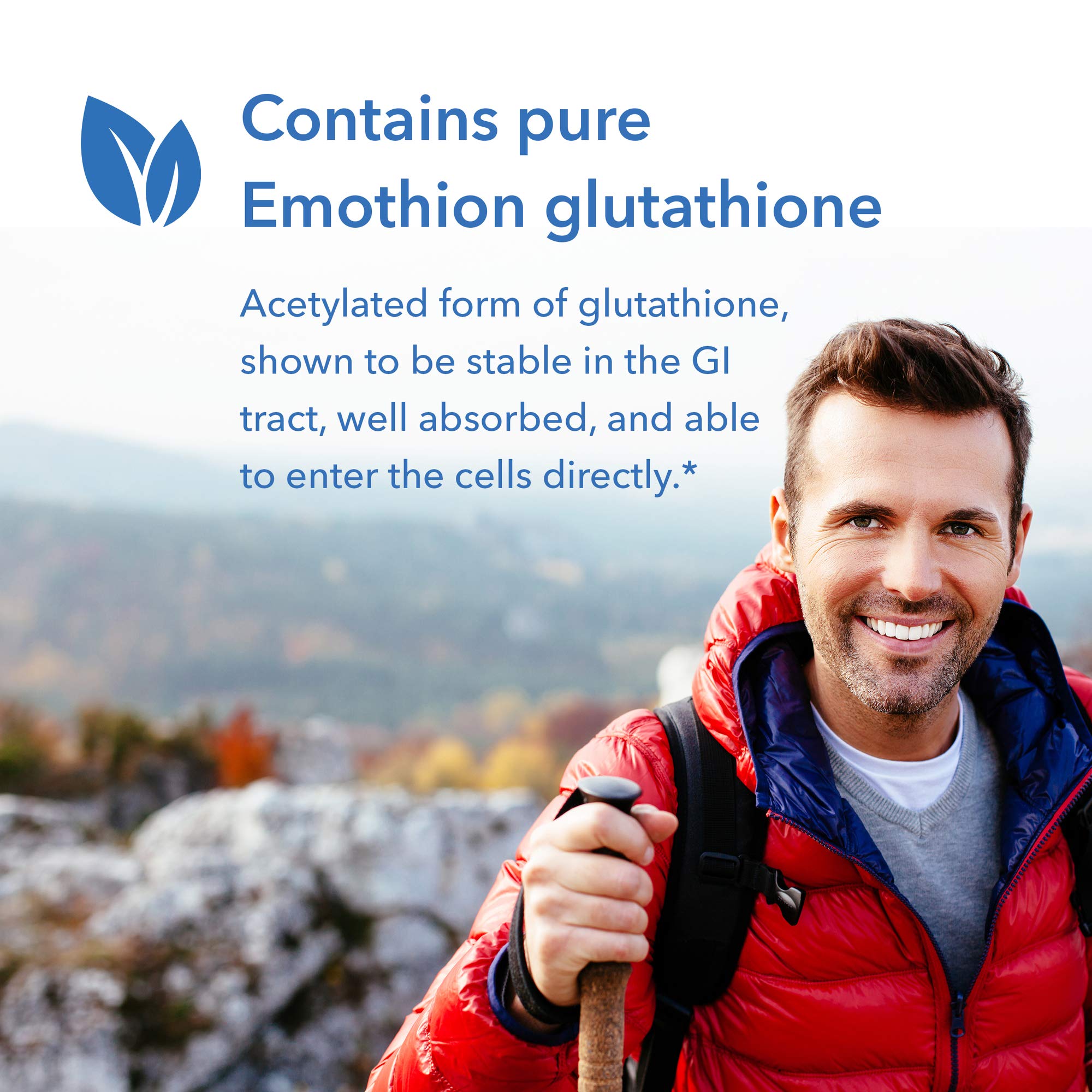 Allergy Research Group Acetyl-Glutathione - S-Acetyl-L-Glutathione, Well Absorbed, Oral Glutathione, Immune Support, 300 mg Supplement - 60 Count