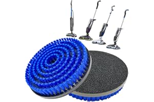 2 Pack Upgraded Mop Pad Replacement Brush Compatible with Bissell Spinwave Steam Mop 20393、3897A、20399、23159、23157、 2124、3712