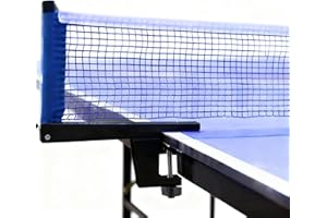 SINJEUN 2 Pack 72" Ping Pong Net, Table Tennis Net with Clamps for Tables Up to 1.5" Thick, Portable Indoor Outdoor Training 