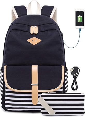 mochilas de lona mujer