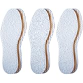 Pedag Summer | Terry Cotton Sockless Insoles | Barefoot Insert | Handmade in Germany | Absorbs Sweat &amp; Controls Odor | Wear Without Socks | Washable | US Women 7/ EU 37 | White | 3 Pair