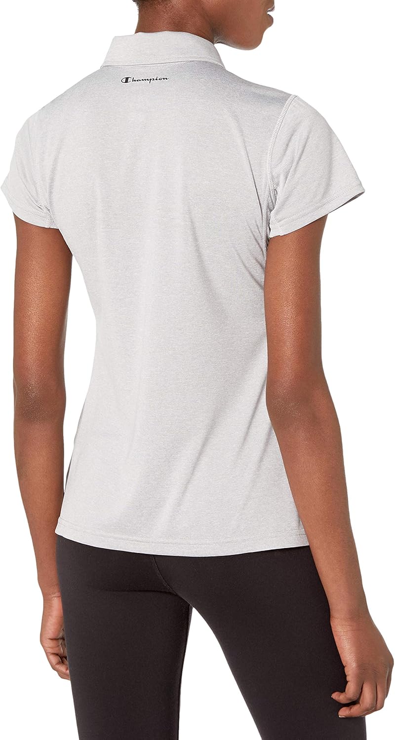 Champion Women's Short Sleeve Double Dry Performance Polo: Clothing