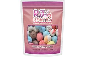 FD PANTRY Freeze Dried Salt Water Taffy Mix by RJ Pantry | Crunchy Banana Cream Candy | Unique 4 oz Snack in Resealable Bag for Freshness | Great for Camping & Gifts
