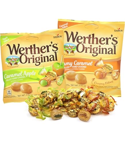 caramel apple★ Amazon.com: Needzo Hard Caramel Candy with Apple Filled Center