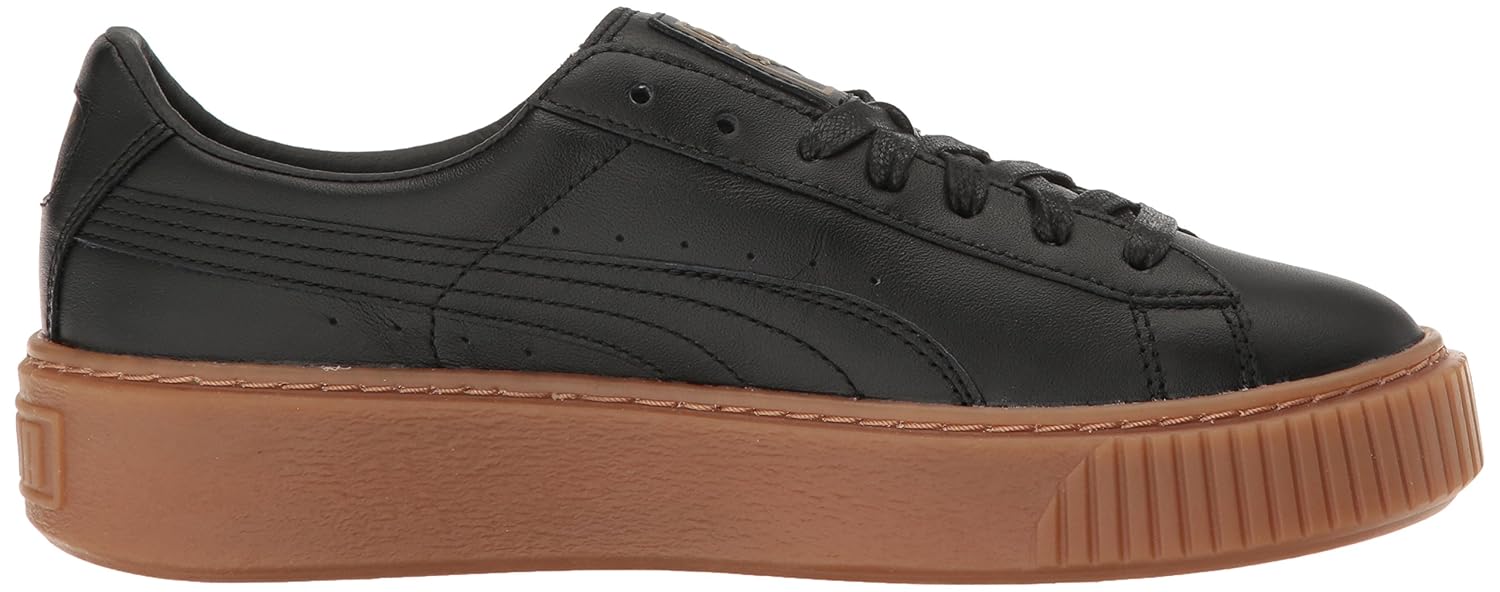 puma women's basket platform core fashion sneaker