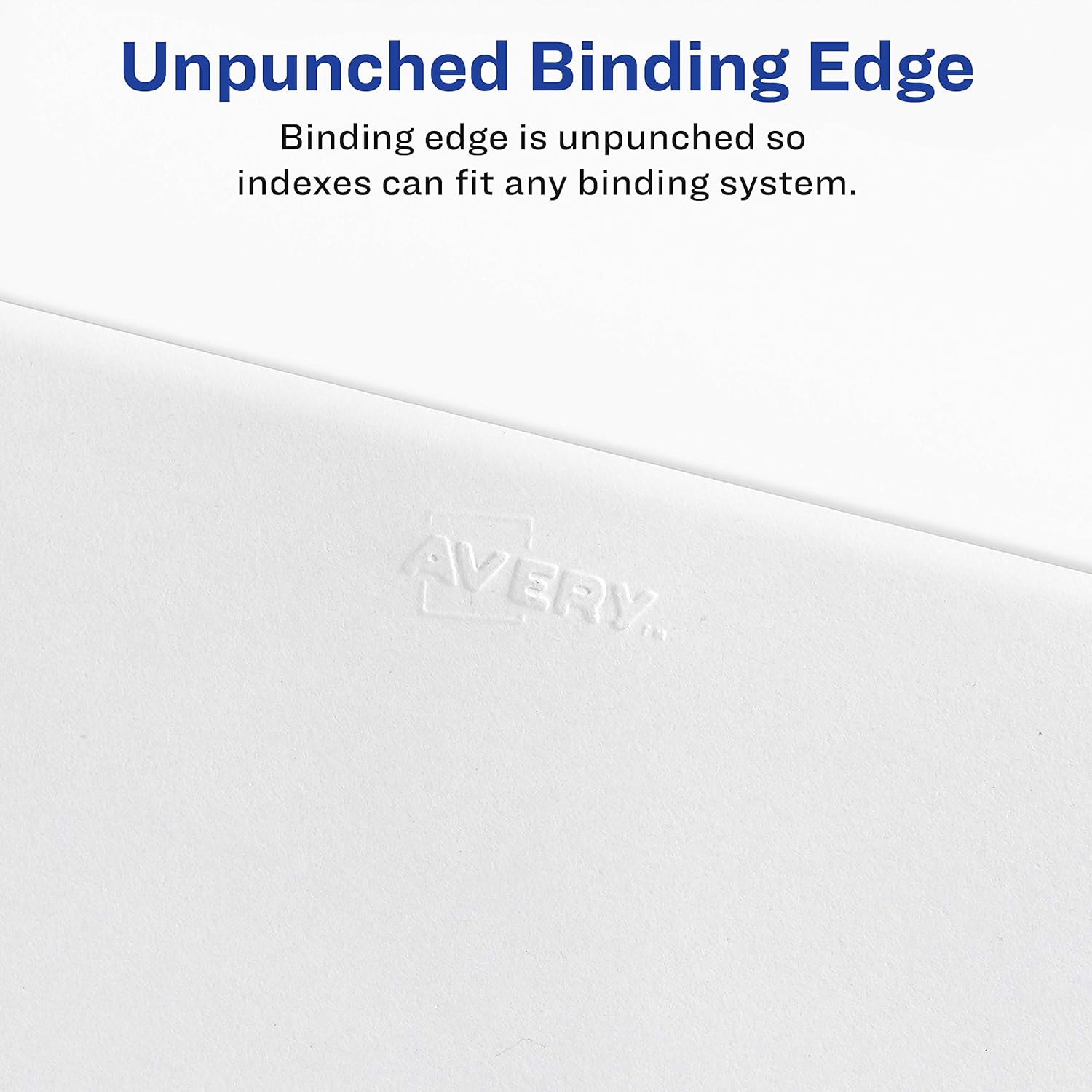 Avery Avery-Style Lgl Bottom Tab Dividers, 27-Tab, Exhibit A-Z, Letter Size (8.5 x 11), White, 27 per Set (11376) : Binder Index Dividers : Office Products