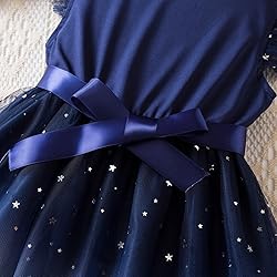 TTYAOVO Baby Sequin Star Princess Summer Casual