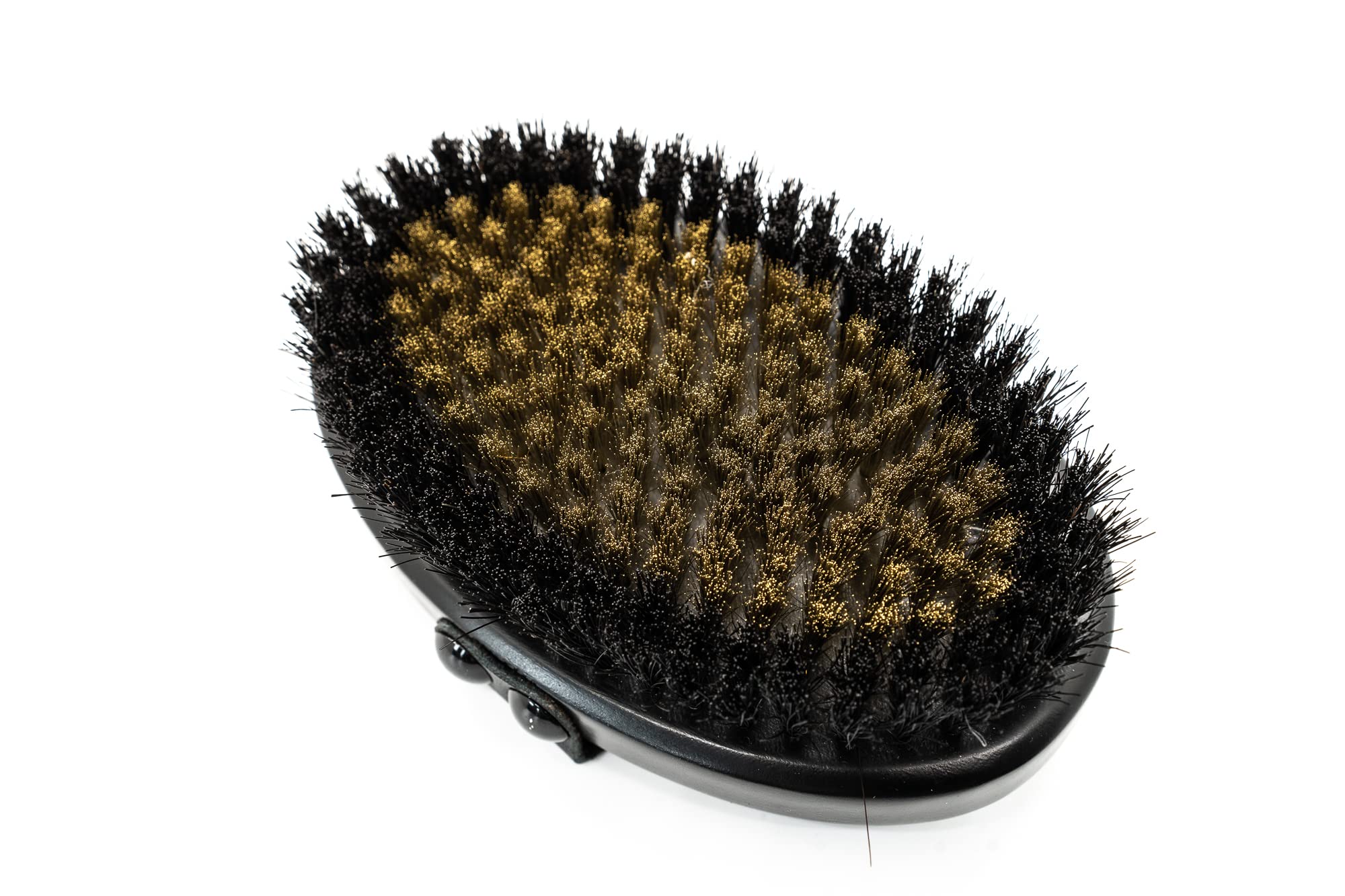 Copper Dry Brushing Body Brush for Lymphatic Drainage by HAPPY SOL - Ion Charged Copper Bristles for Glowing Skin, Improve Blood Circulation and Reduce Stress