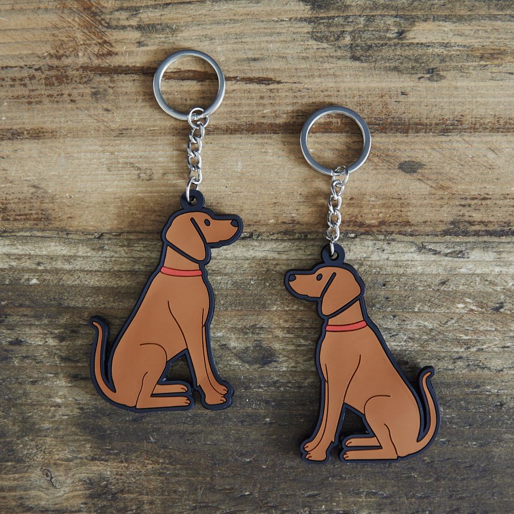 Sweet William Vizsla Keyring, Brown, 7 cm x 5.5 cm - Image 3