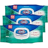 Clorox Disinfecting Wipes Flex Pack, Bleach Free, Fresh Scent, 75 Count, Pack of 3 (Pack May Vary)