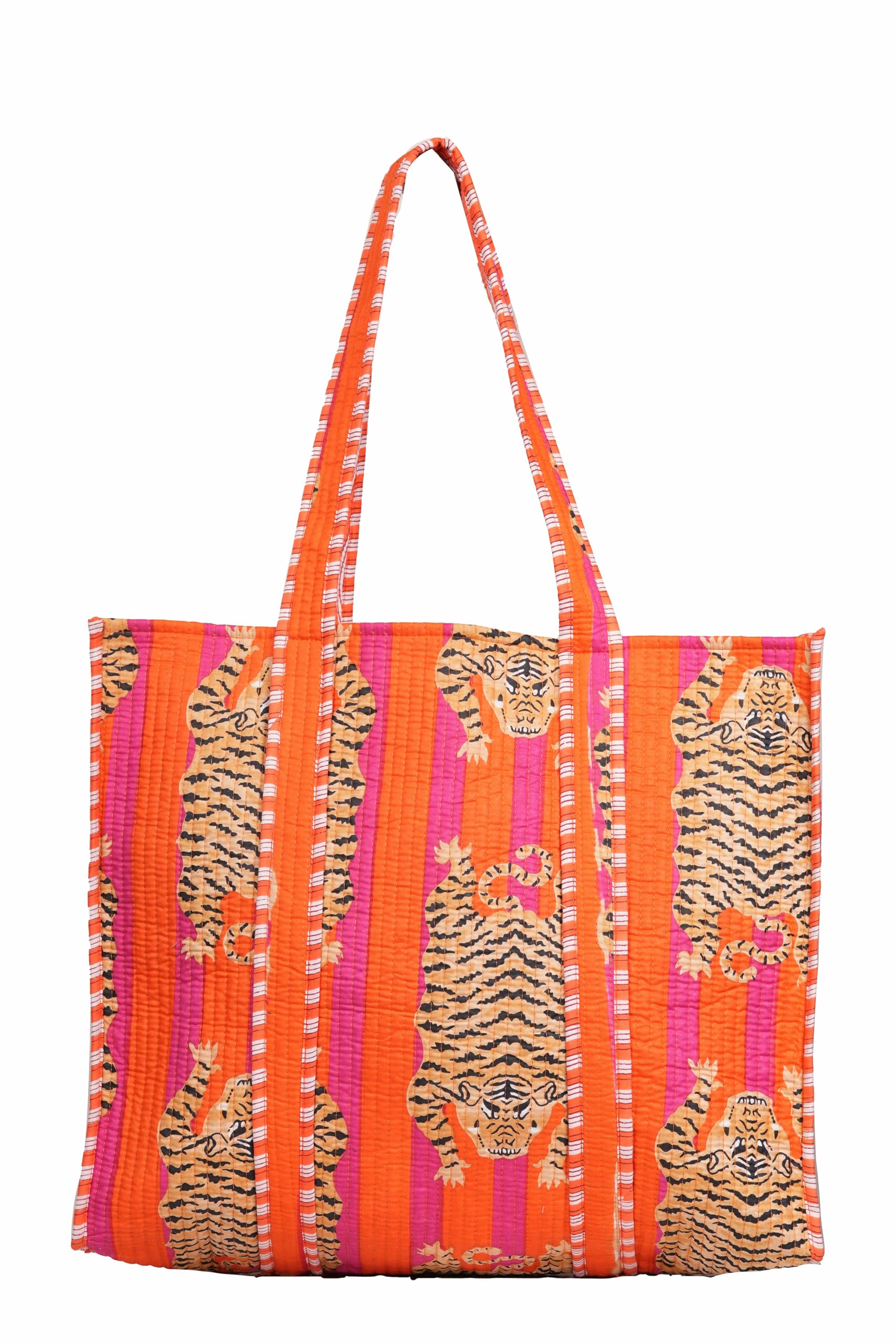 Photo 1 of INDACORIFY Cotton Printed Tote Bag Women Shopping Carry Bag Indian Handmade Shopping Bag Ethnic Baho Hippie Shoulder Market Daily Use Tote Bag