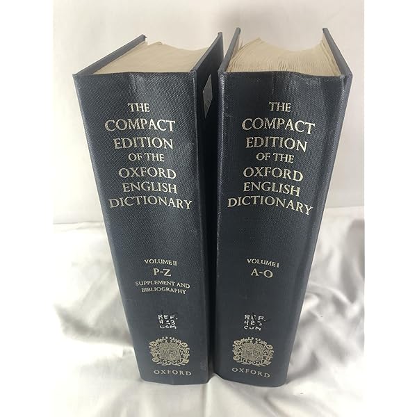 Compact Edition of the Oxford English Dictionary (2 Volumes