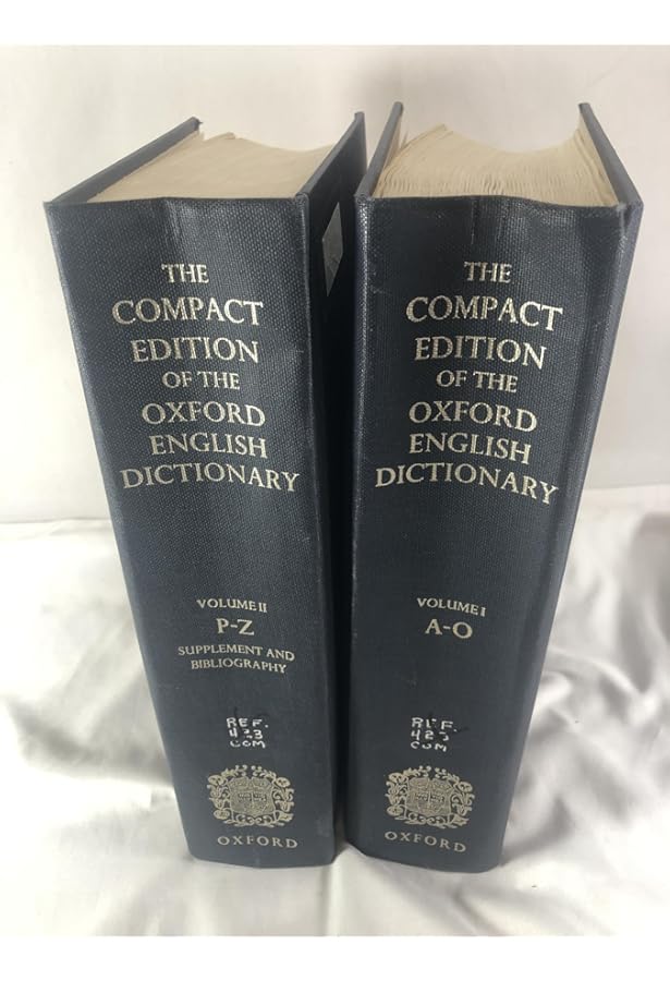 The Compact Edition of the Oxford English Dictionary. 2 volume set