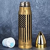 Limima American Flag Stainless Steel Tumbler – 17oz Vacuum Insulated Tumbler with Black USA Flag Design – Patriotic Christmas, Birthday & Retirement Gifts for Veterans, Military, Police, Firefighters