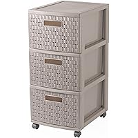 Sundis Tour 3 TIROIRS Taupe Country Torre de Ordenación con 3 Cajones