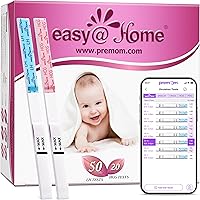Easy@Home 50 Ovulation & 20 Pregnancy Test Strips Kits: Easy to Use Sensitive Accurate Reliable Fertility Predictor kits