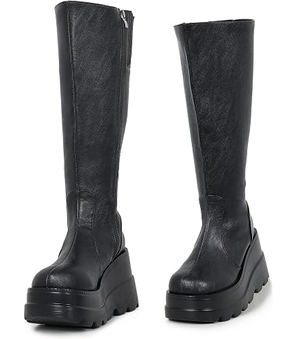 Amazon.com | DXSYMJM Womens Platform Knee High Boots Back Zipper