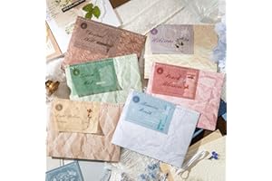 MAFELOE Scrapbook Supplies 6 Packs, 28 Pieces Each, Junk Journal Kit Decoupage Paper Scrapbook Paper Materials-Simple Style Series