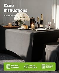 Pureegg Spandex Tablecloth 6ft - 4 Pack, Fitted and