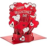 Hallmark Valentine's Day Musical Pop Up Card (Plays Happy by Pharrell Williams) Paper Wonder 3D Card