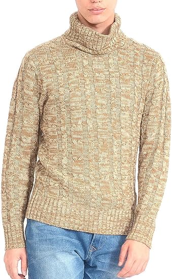 Amazon スペイド Spade セーター メンズ ニット タートルネック 無地 カットソー W471 セーター 通販