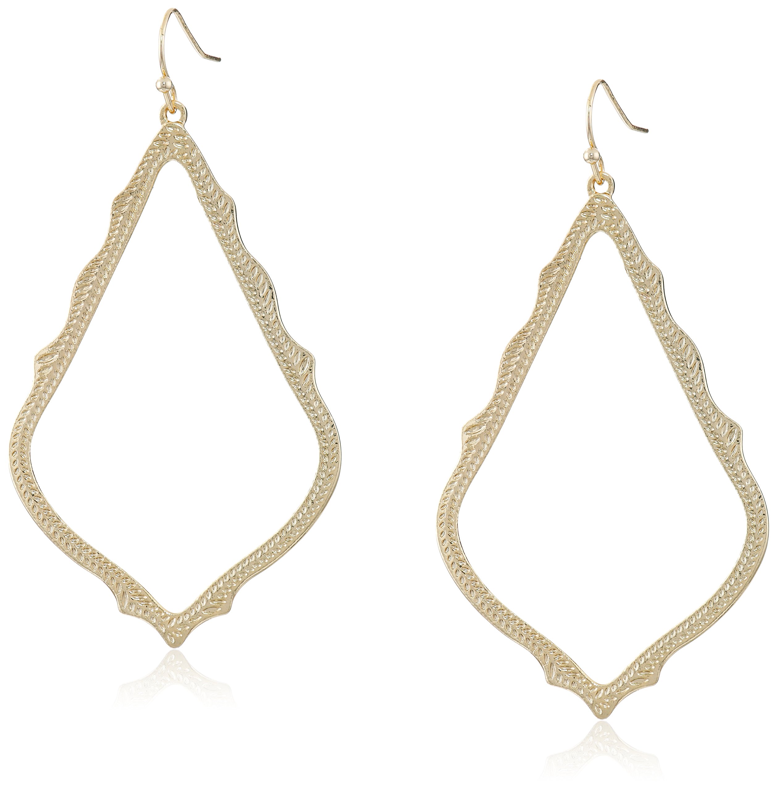 Kendra Scott"Signature" Sophee Gold plated Drop Earrings Amazon