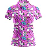 Womens Golf Shirt Funny Golf Shirts for Woman Short Sleeve Shirts for Tennis