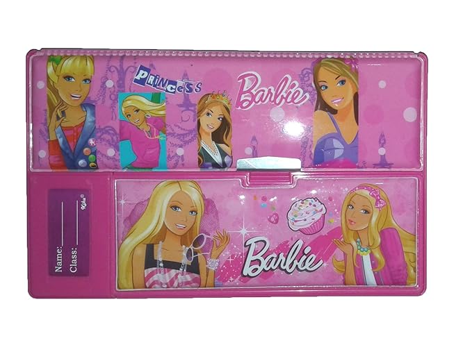 feel the barbie pencil box and craft kit